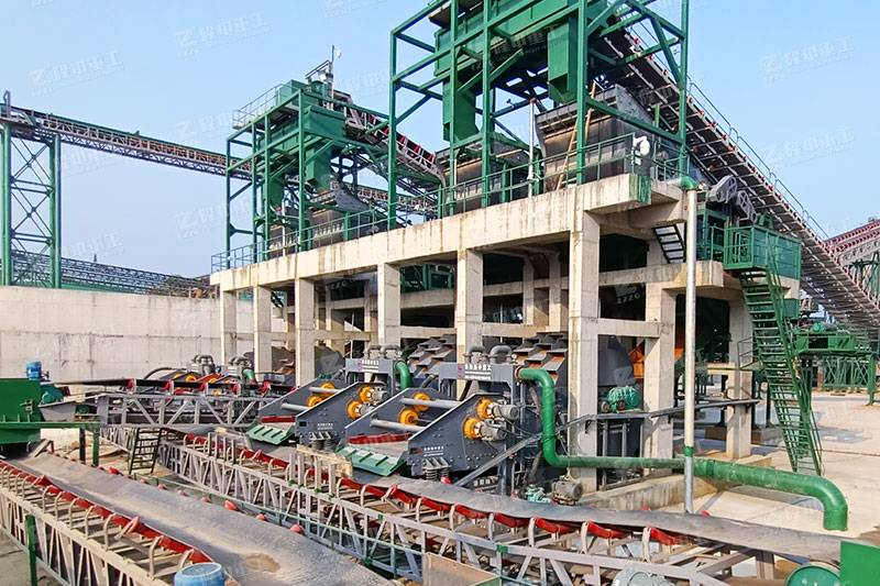 洗沙回收一體機(jī)工作現(xiàn)場
